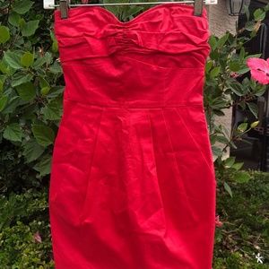 MNG Casual Coral Mini Dress w/ Pockets
